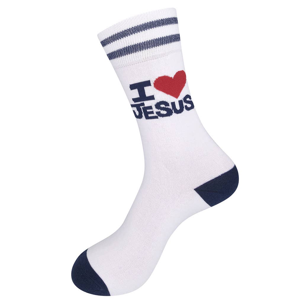 I Love Jesus (But I Cuss) Socks