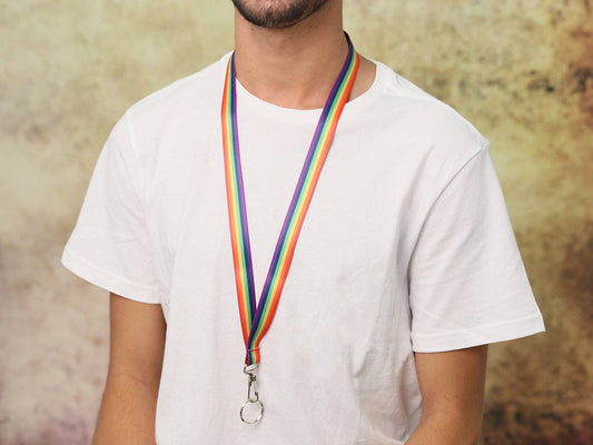 Rainbow Flag Lanyards
