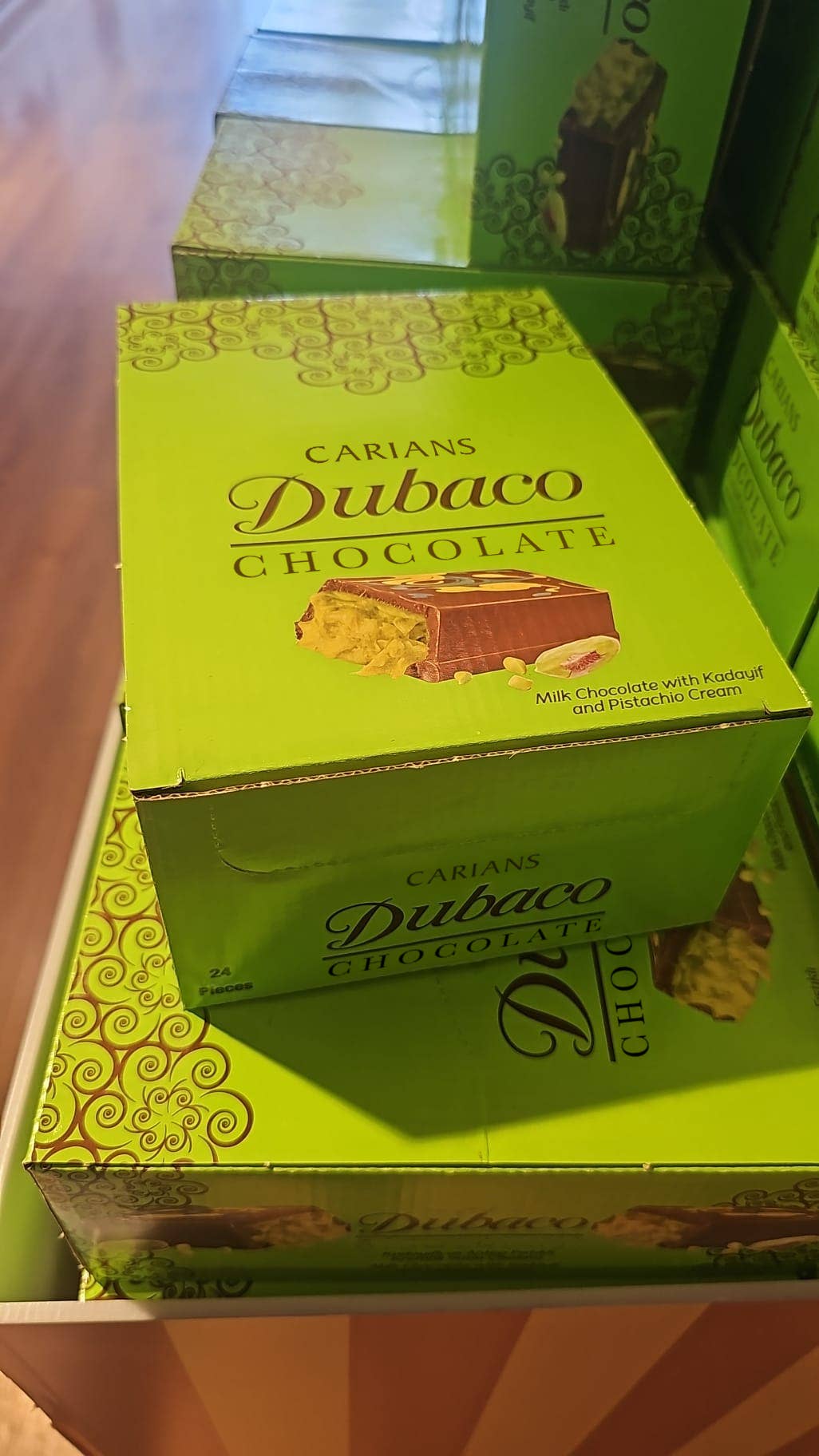 Carian Dubai Chocolate Bar Pistachio Viral Knafeh Chocolate de