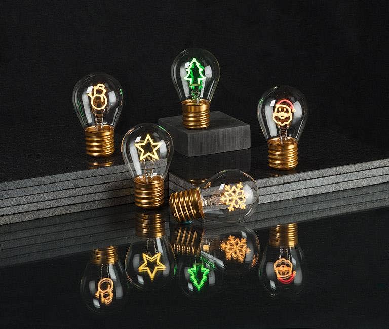 Santa Neon LED Lightbulb