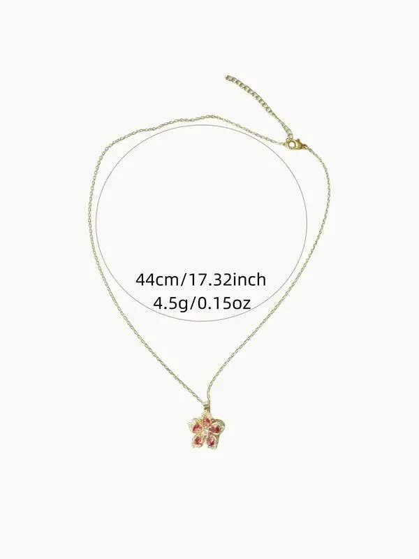 Flower Rotating Spinner Pendant