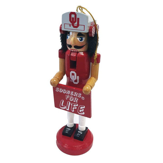 6" Oklahoma For Life Nutcracker Ornament