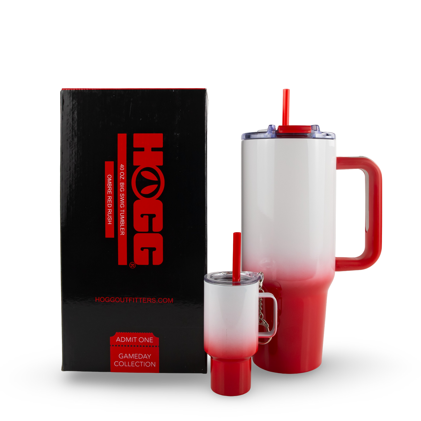 40oz SUBLIMATION TUMBLER BIG SWIG OMBRE + MINI TUMBLER SET