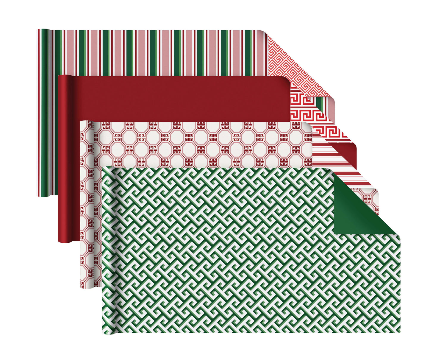 30" x 10' Wrapping Paper Bundle (4-pack) | Greek Key