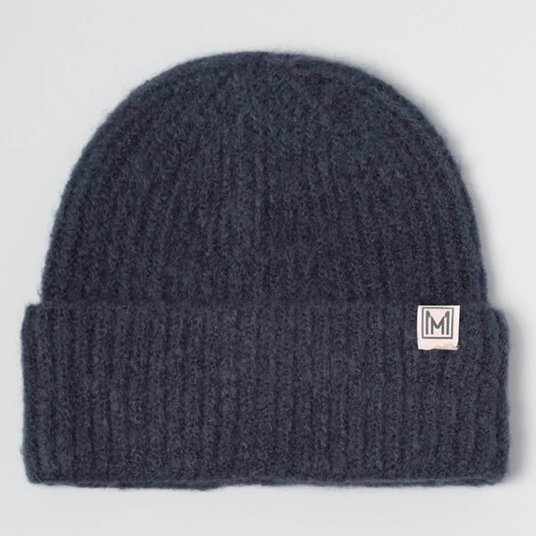 Winter Soft Ribbed Knit Cuff Beanie Hat