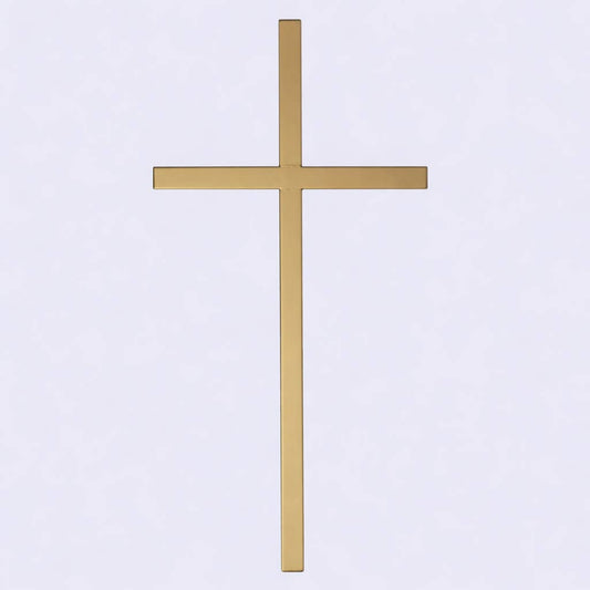 Wall Cross 7" Gold