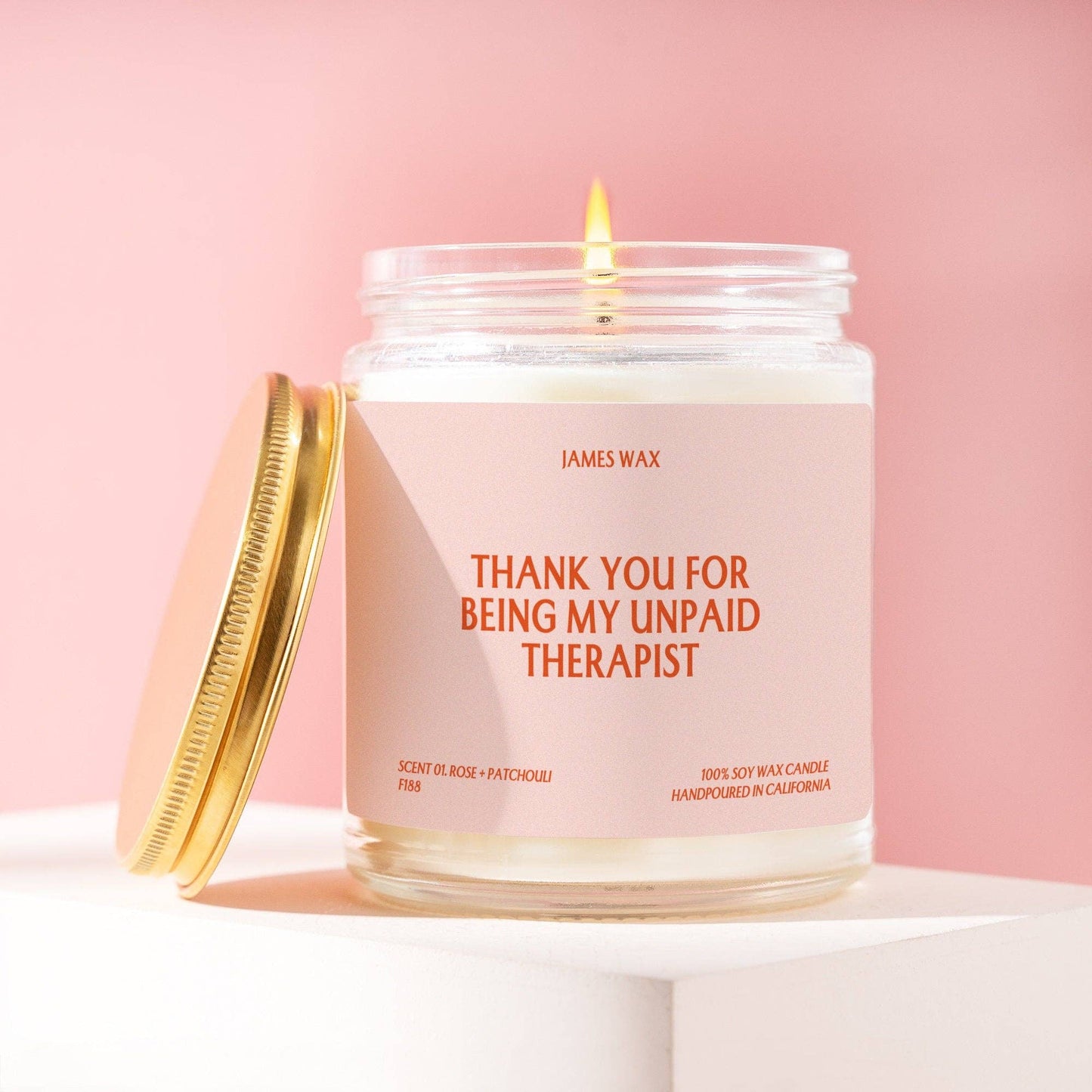 Unpaid Therapist Candle Coconut & Orange Scent
