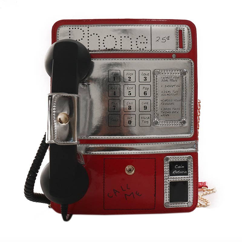 Phone Printed Crossbody Bag