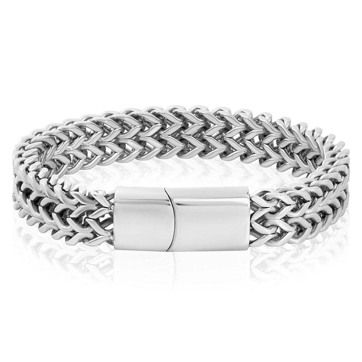 Invicta Jewelry Double Franco Chain Bracelet (14mm) - 8.75"