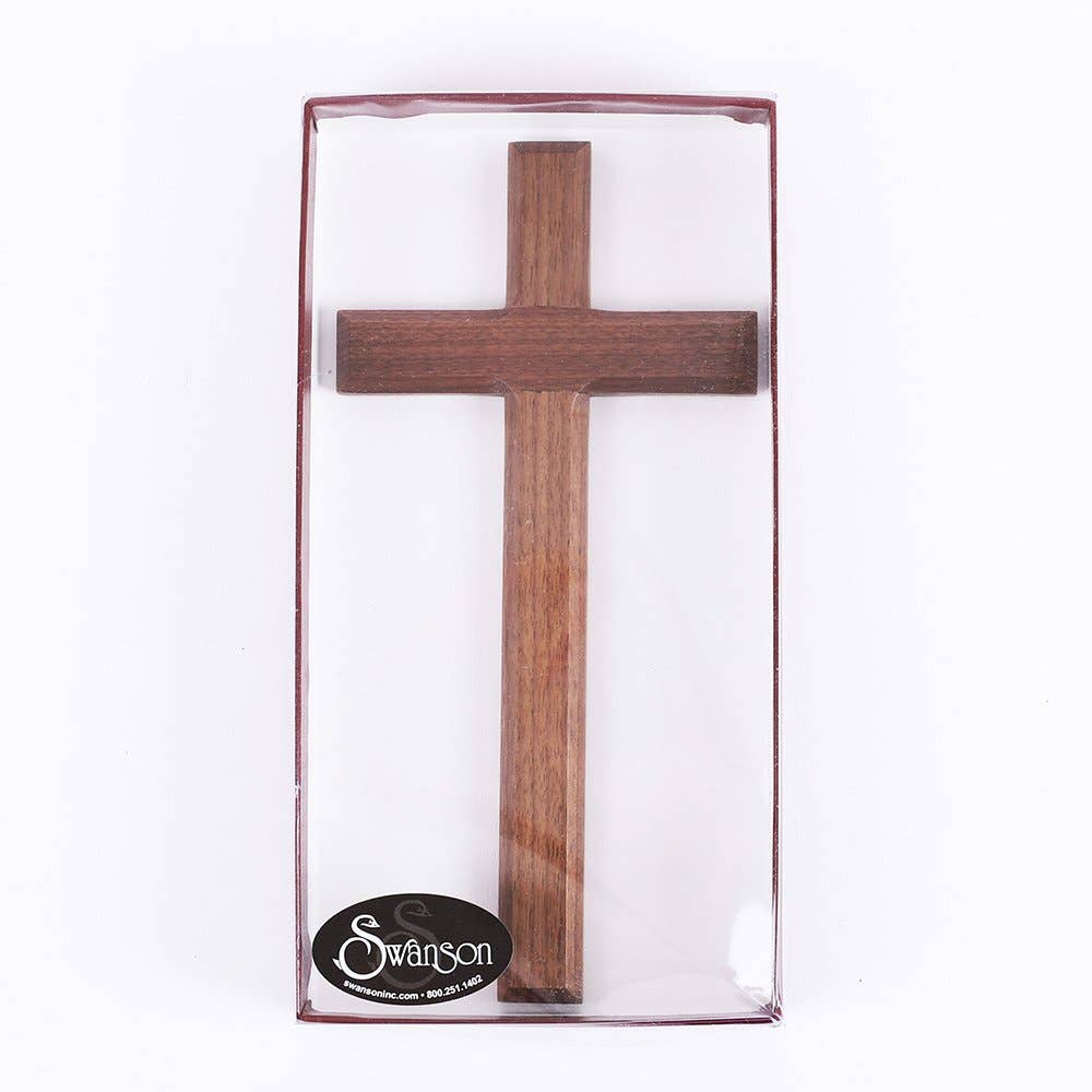 Wall Cross - 10" - Walnut