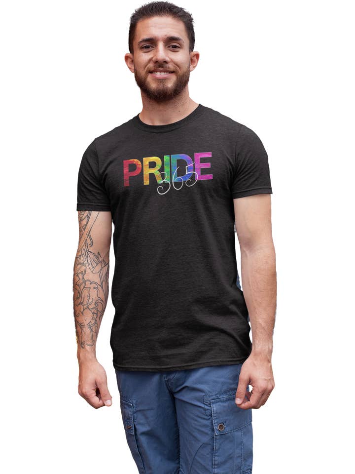 Pride 365 T Shirt Black