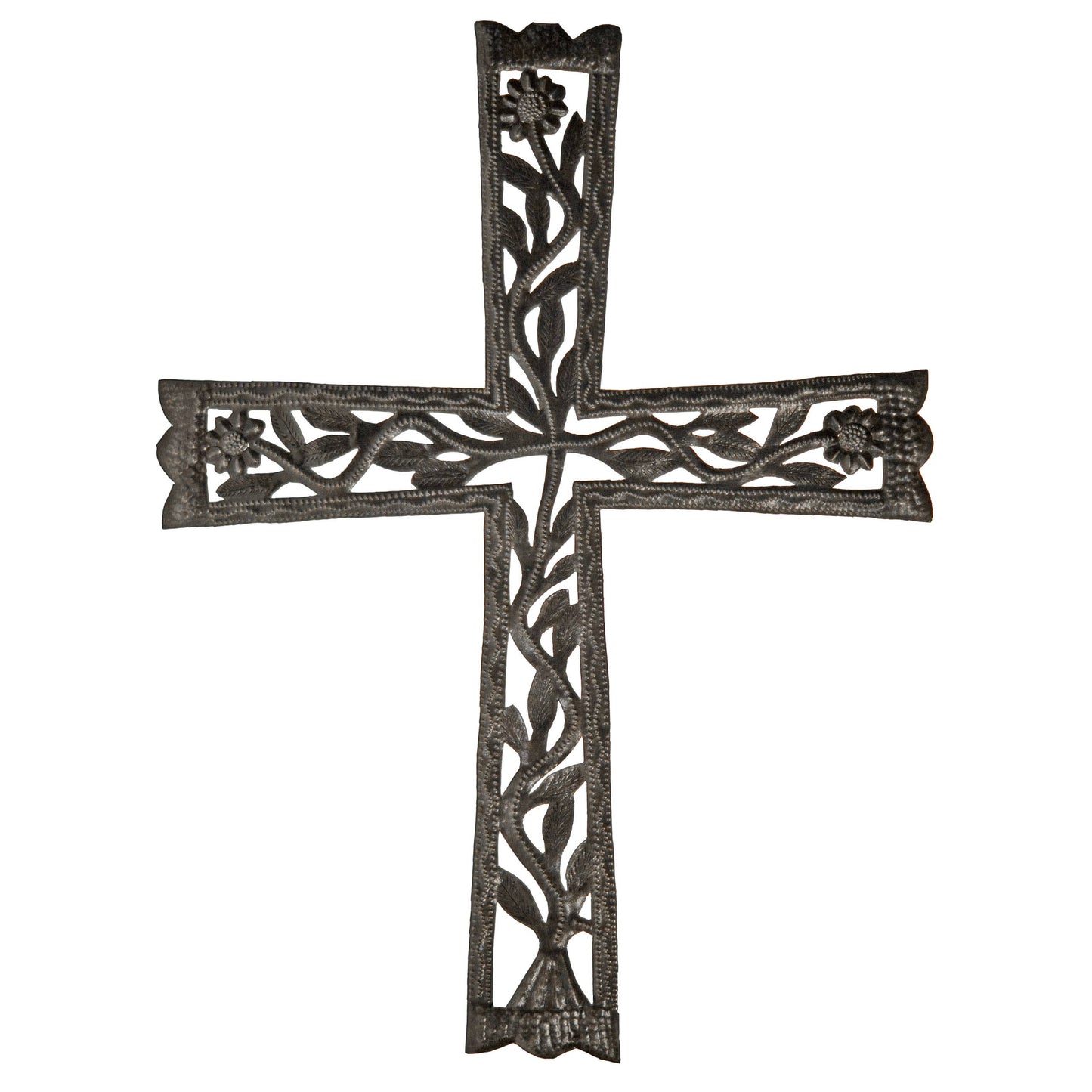 Large Open Vine Cross
