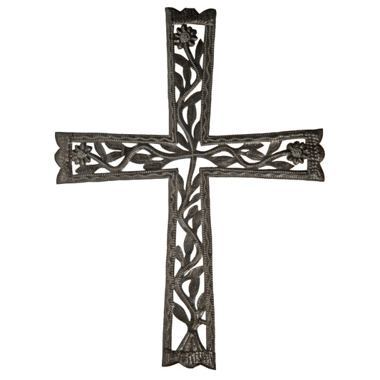 Large Open Vine Cross