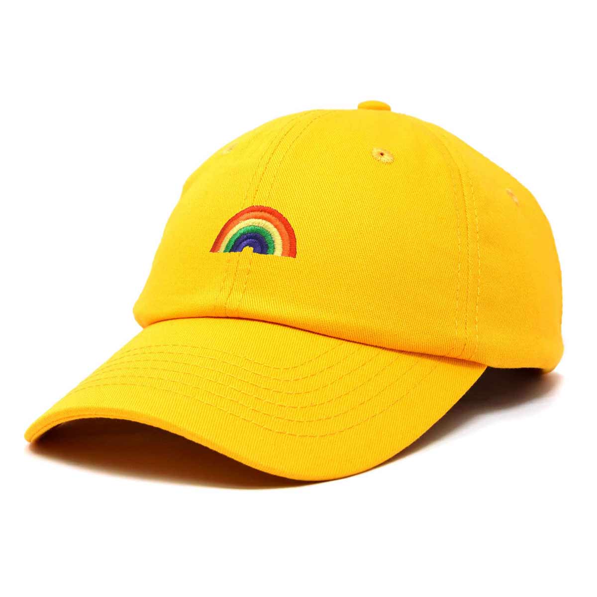 Rainbow Embroidered Baseball Cap
