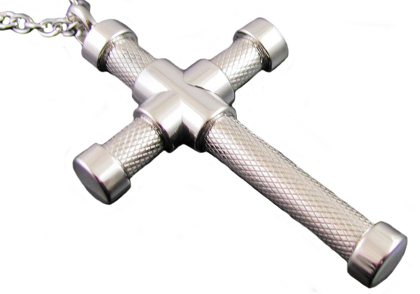 Men's Stainless Steel Cross Pendant
