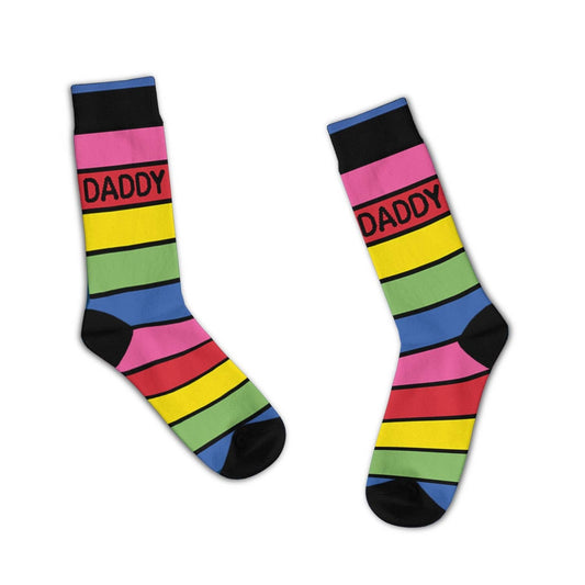 Daddy Gay Rainbow Socks