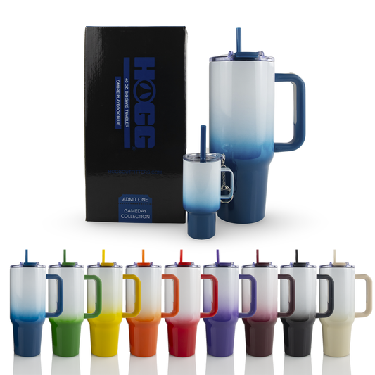40oz SUBLIMATION TUMBLER BIG SWIG OMBRE + MINI TUMBLER SET