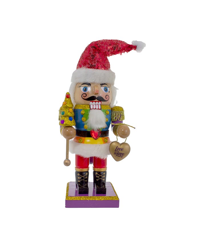 10" Pride Nutcracker