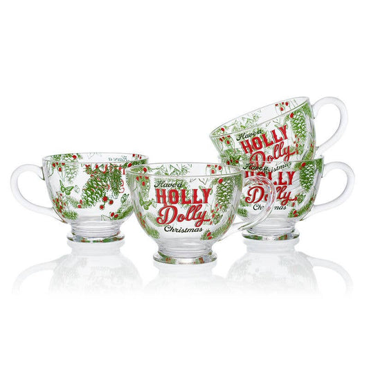 Dolly Parton Holly Dolly Wide Mug S/4 Gift Box