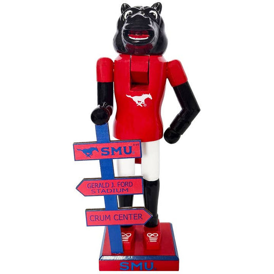 12" SMU Mascot Nutcracker