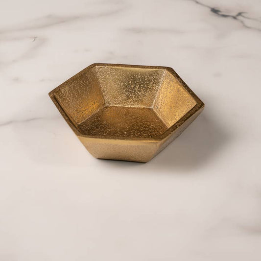 Gold Octogon Bowl