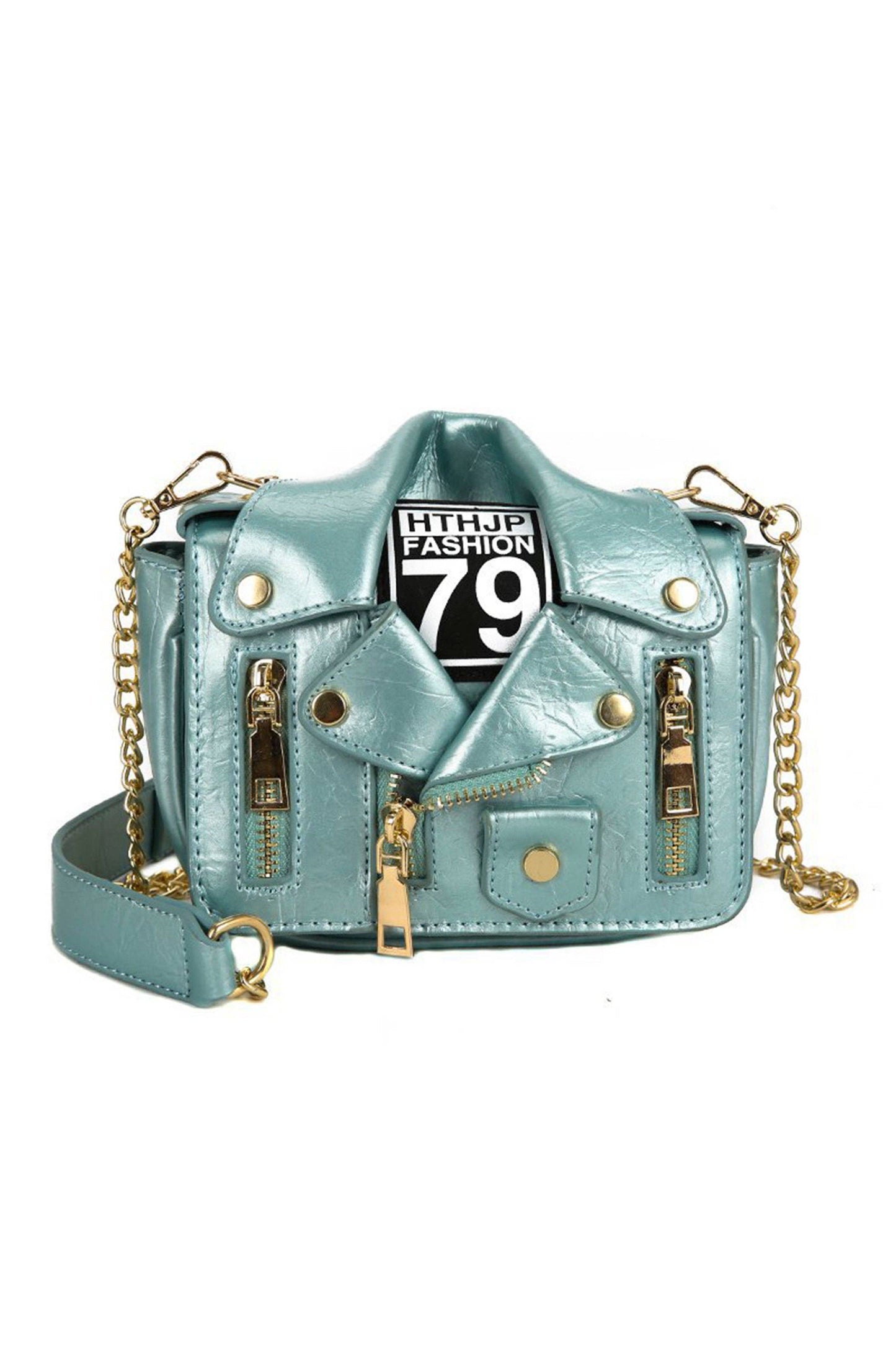 PU Jacket Crossbody Bags