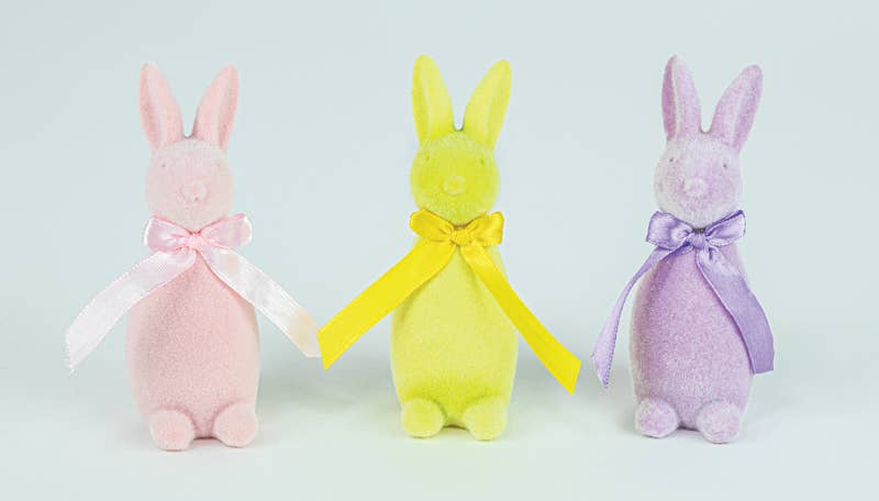 Bright Easter Bow Bunbun Tabletop 3 Assorted