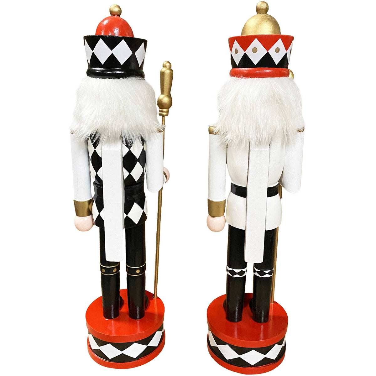 15" Harlequin Nutcrackers