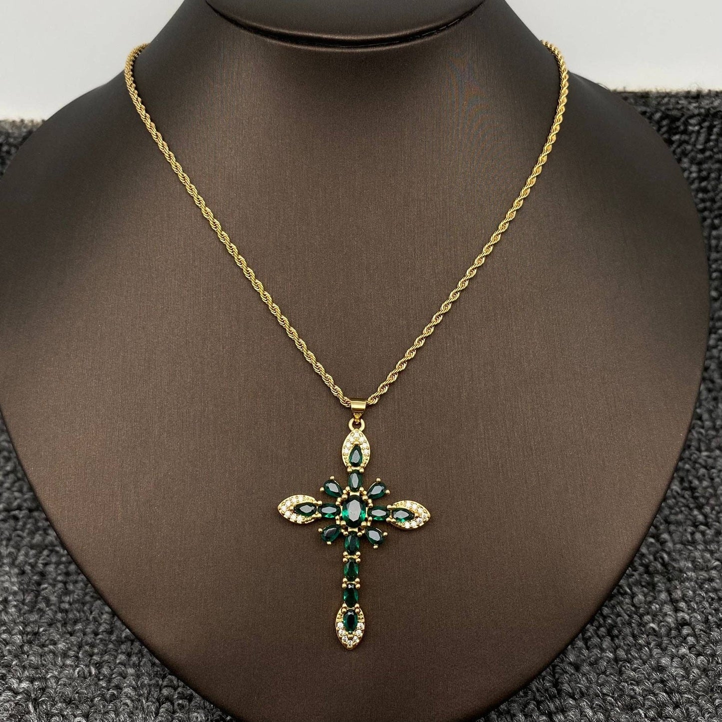 Sparkling Cross Necklace