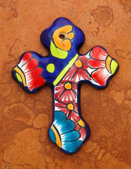 Bud Design Talavera Wall Cross Accent