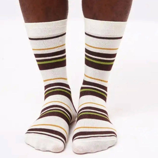 Classic Brown Striped Socks