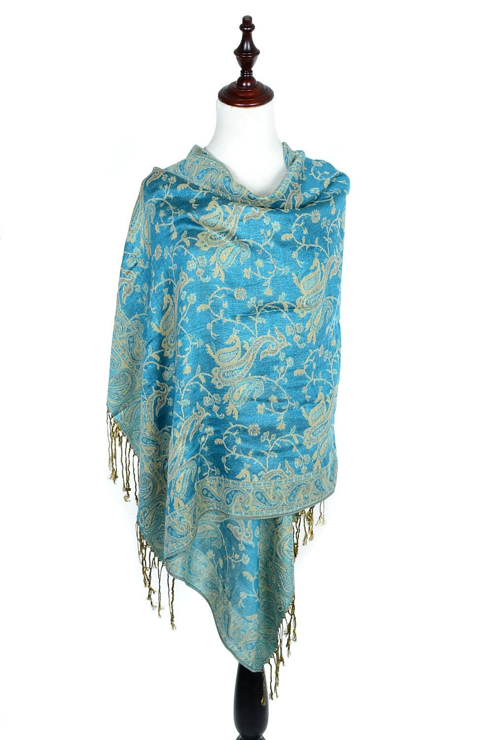 Paisley Print Pashmina Shawl Scarf