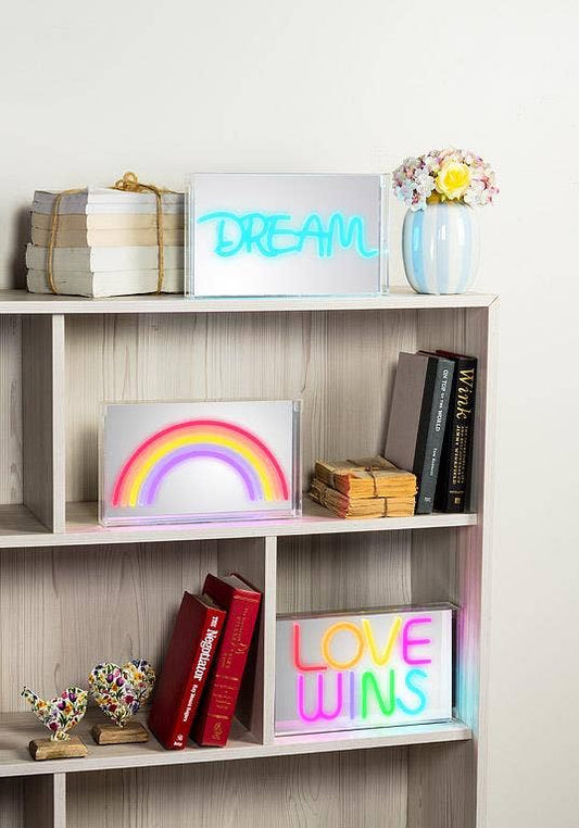 Rainbow Neon LED Sign-Multi-7x12"L