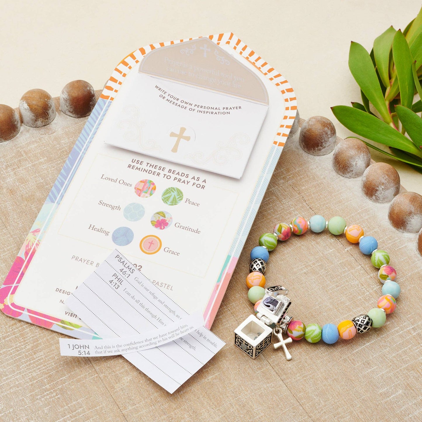 Multi-Pastel Prayer Bracelet