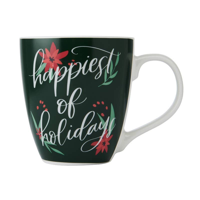 Pfaltzgraff 18Oz Mug Happiest Of Holidays Open Stock