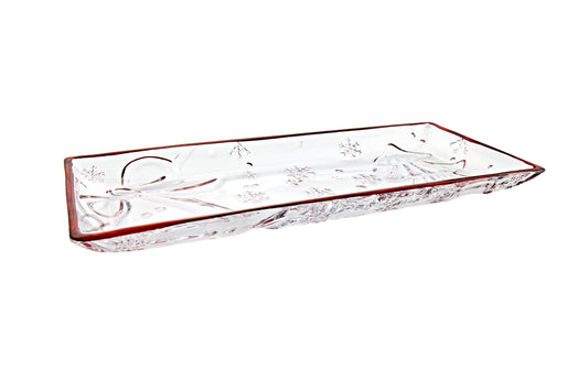 Holiday Tree and Bow Tray - Christmas Decor