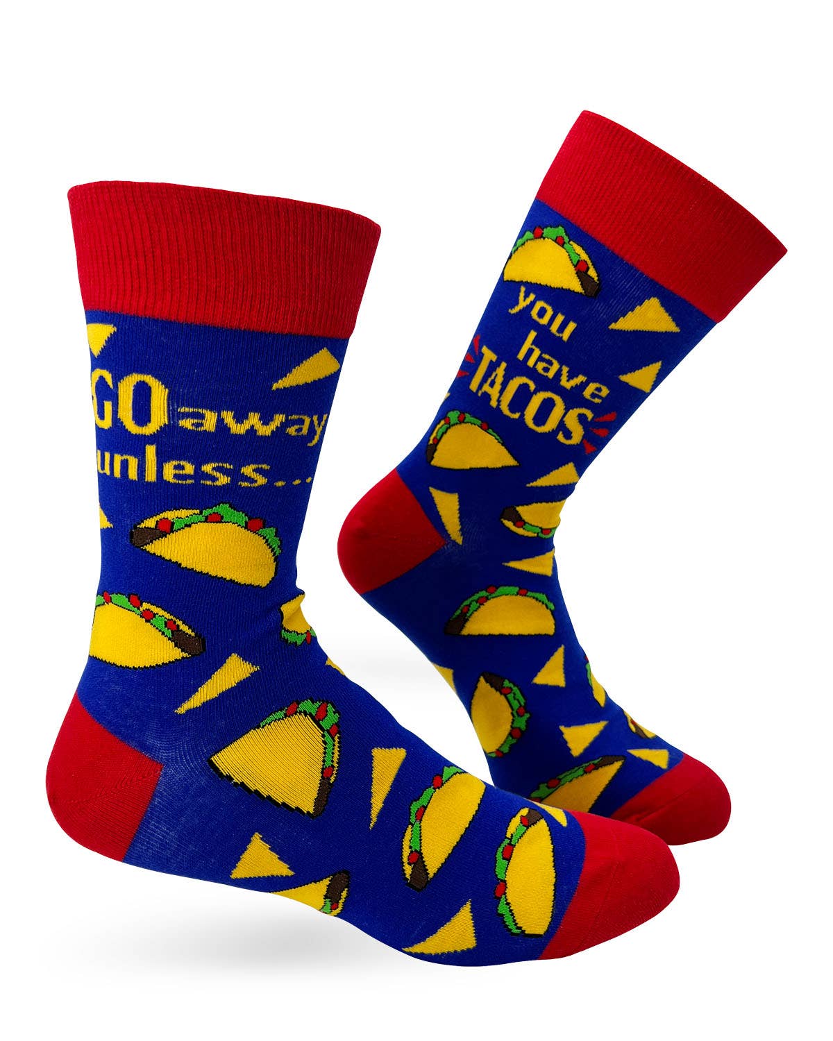 Go Away Unless You Have Tacos Men's Novelty Socks