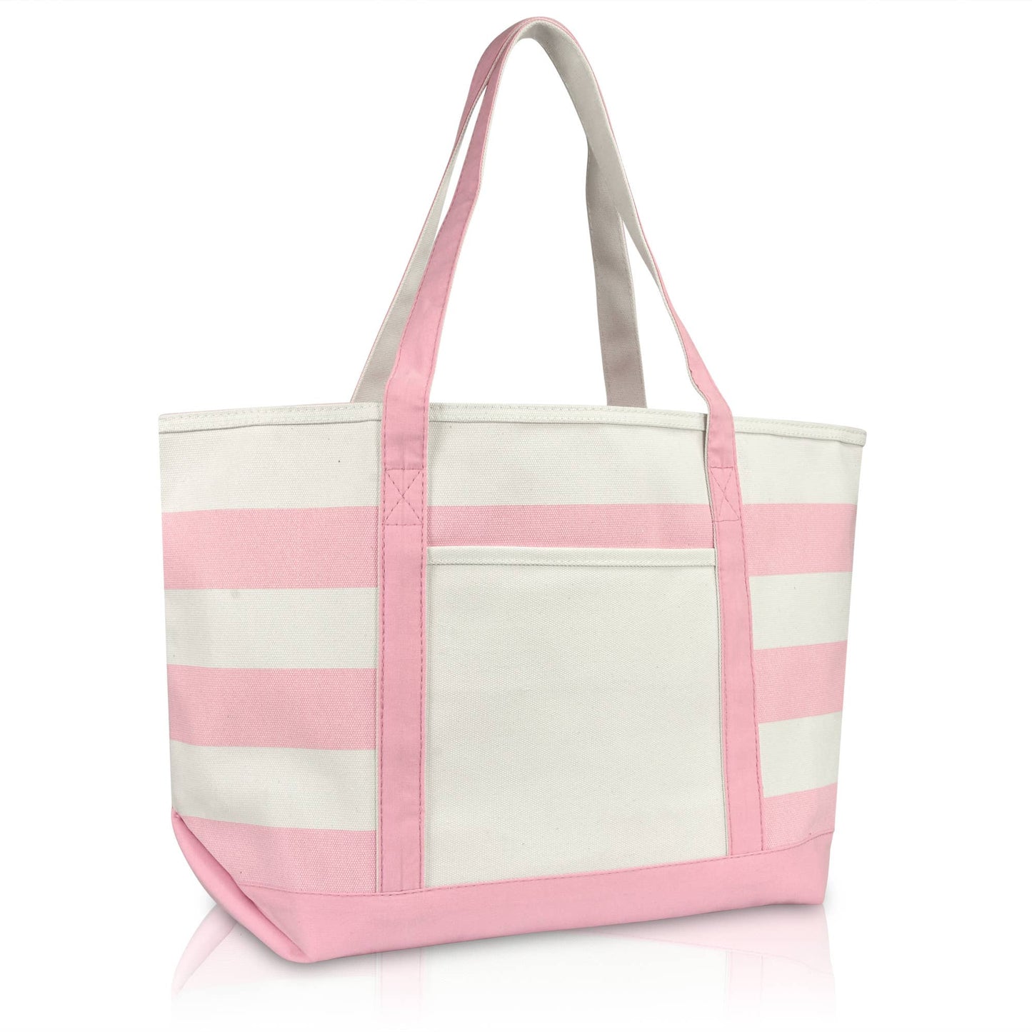 Dalix 23" Premium Striped Tote Bag