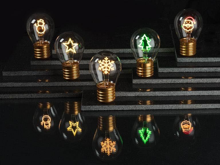 Santa Neon LED Lightbulb