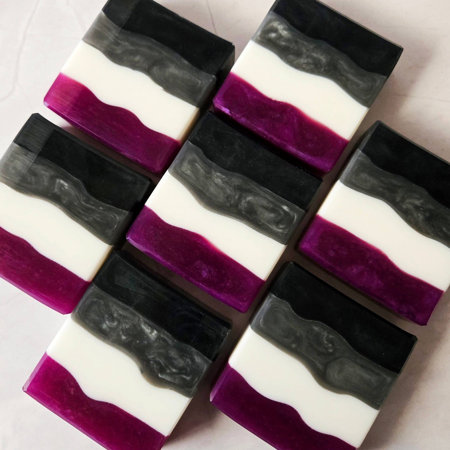 Ace Pride Artisan Soap - LGBTQ+ Pride Flag
