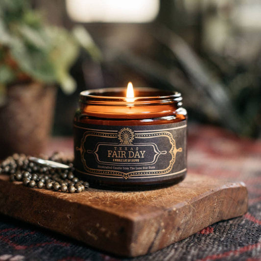 Texas Fair Day Candle