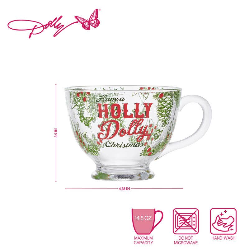 Dolly Parton Holly Dolly Wide Mug S/4 Gift Box