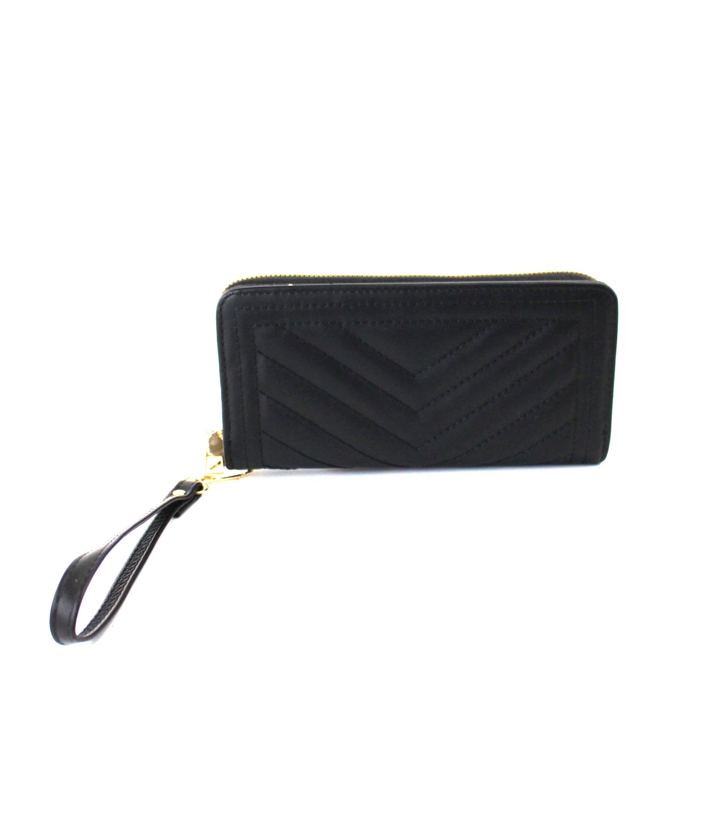 Quilted Wallet with Strap