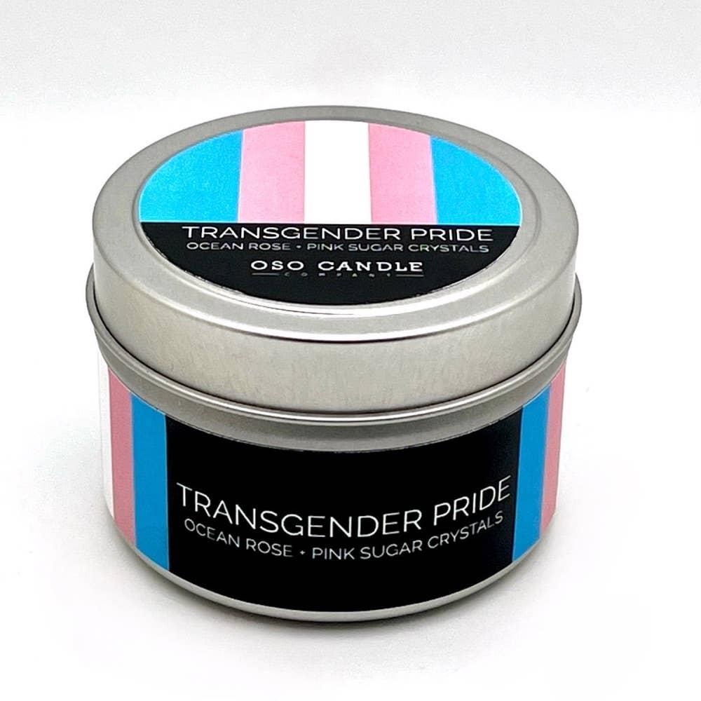 Pride Flag Candle Tin Six-Pack - 3 oz Scented Candle Tins