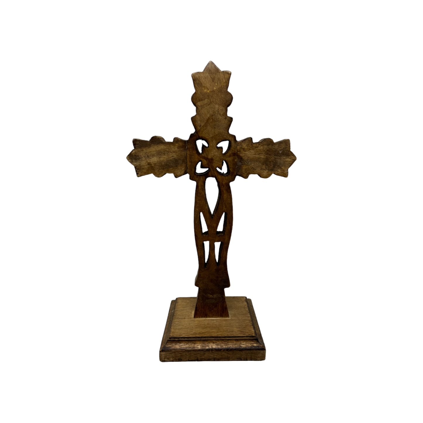 San Angelo Hand Carved  Mango Wood Table Cross