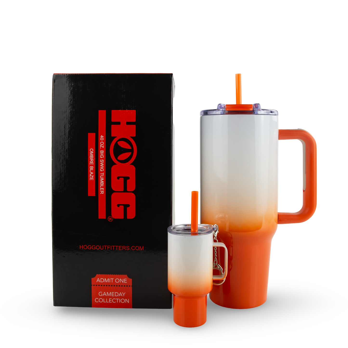 40oz SUBLIMATION TUMBLER BIG SWIG OMBRE + MINI TUMBLER SET