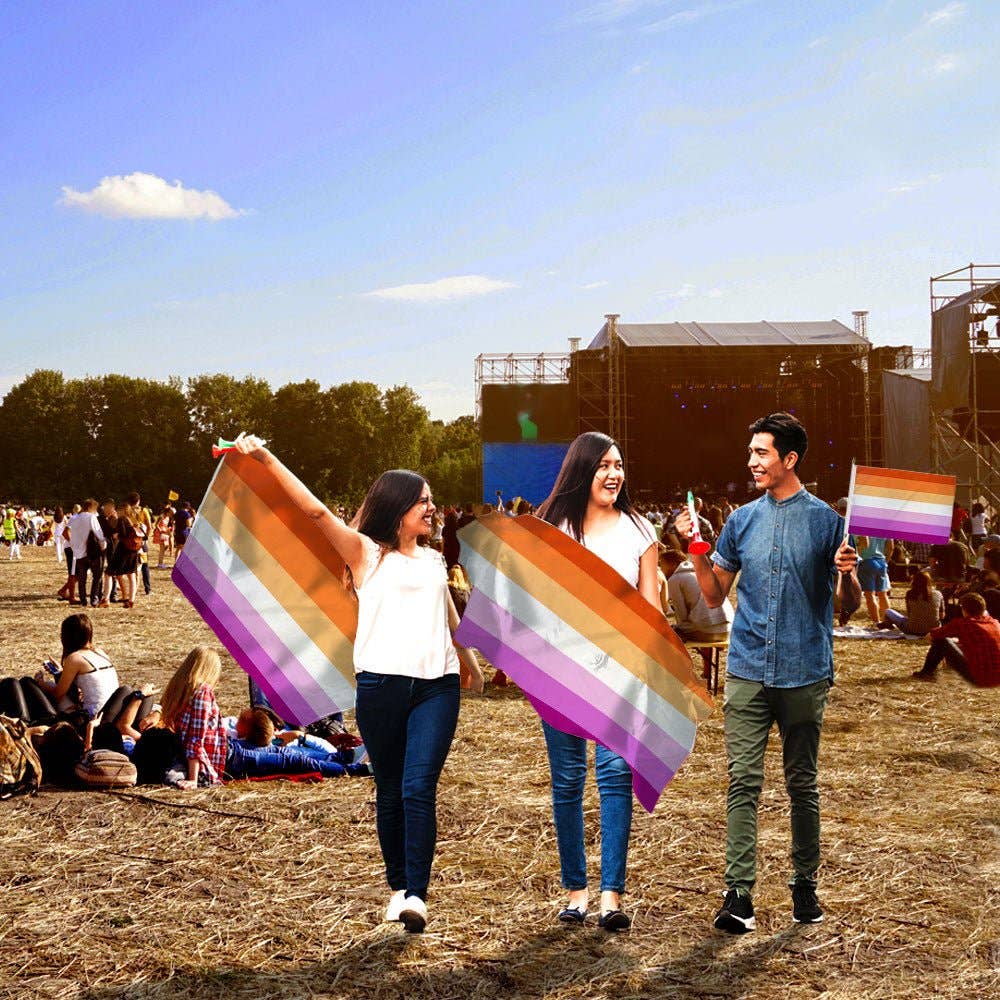 Lesbian (Sunset) Flag 3x5ft Poly