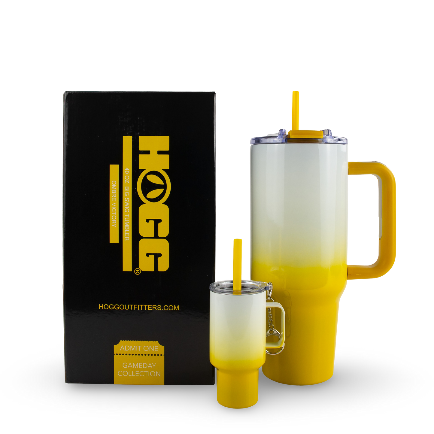 40oz SUBLIMATION TUMBLER BIG SWIG OMBRE + MINI TUMBLER SET
