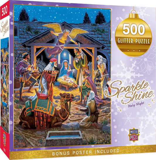 Sparkle & Shine - Holy Night 500 Piece Glitter Puzzle