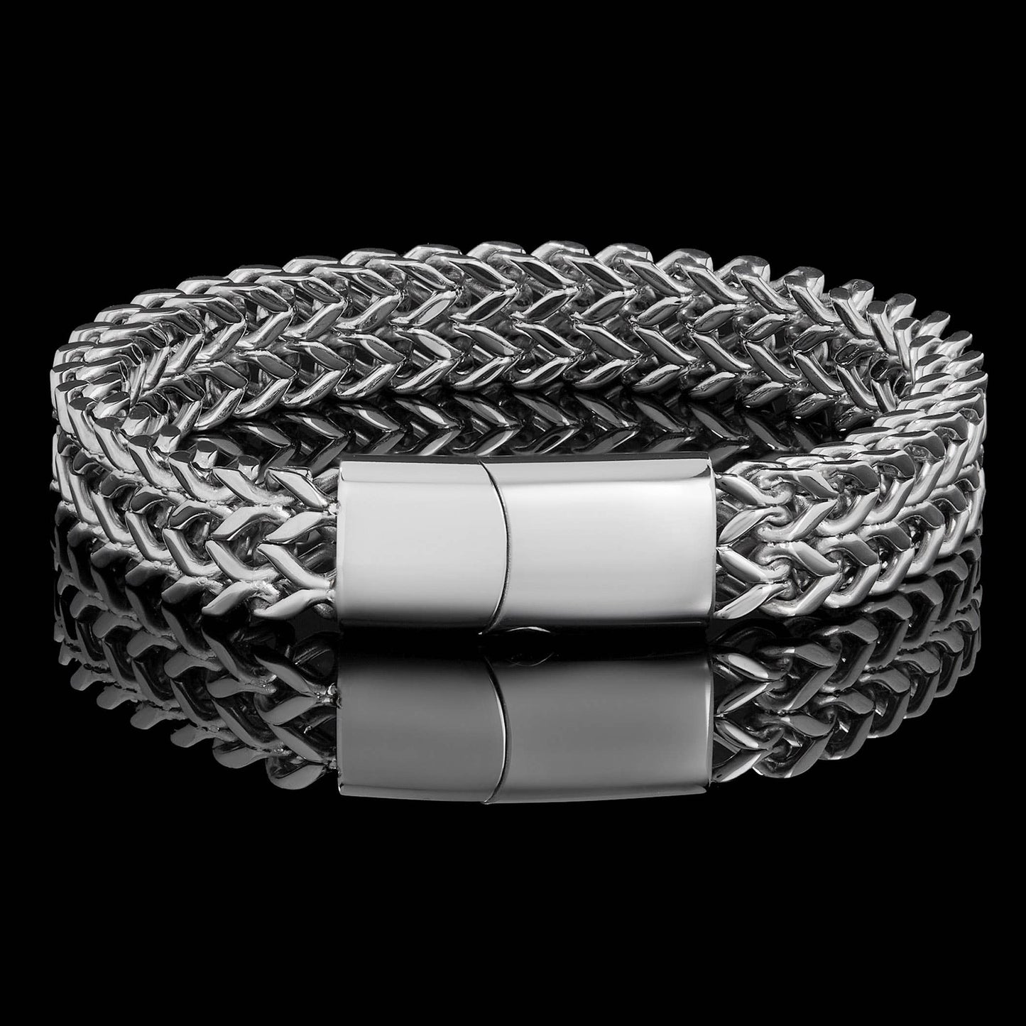 Invicta Jewelry Double Franco Chain Bracelet (14mm) - 8.75"